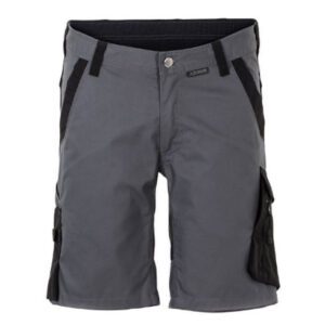 Flex korte werkbroek grijs-zwart 6451