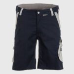 Flex korte werkbroek marine -grijs 6459-5 Flex korte werkbroek marine -grijs 6459-5