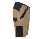 Flex korte werkbroek zand-zwart 6453-2