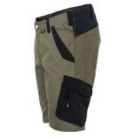 Flex korte werkbroek Olijf-zwart 6455-2 Flex korte werkbroek Olijf-zwart 6455-2