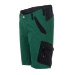 Flex korte werkbroek groen-zwart 6454-2 Flex korte werkbroek groen-zwart 6454-2