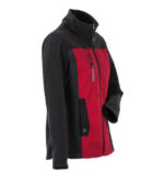 1 Flex dames werkjack rood-zwart 6517 - 245g