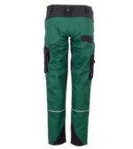 3 Flex Dames werkbroek groen-zwart 6414 - 245 g-m²