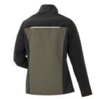 3 Flex dames werkjack olijf-zwart 6515 - 245g