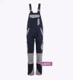 4 Flex Dames werkoverall marine-grijs 6539 - 245g