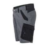 Flex Dames korte werkbroek grijs-zwart 6461- 245g 1