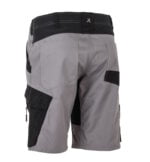 Flex Dames korte werkbroek lichtgrijs-zwart 6466- 245g 3