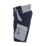 Flex Dames korte werkbroek marine-grijs 6469 - 245g 2