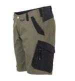 Flex Dames korte werkbroek olijf-zwart 6465- 245g 2