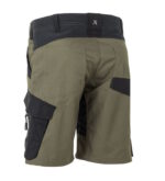 Flex Dames korte werkbroek olijf-zwart 6465- 245g 3