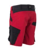 Flex Dames korte werkbroek rood-zwart 6467- 245g 3