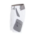 Flex Dames korte werkbroek wit-grijs 6468 - 245g 1