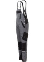Flex Dames werkoverall grijs-zwart 6531 - 245g 1