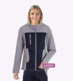 Flex dames werkjack marine-grijs 6519 - 245 g-m²