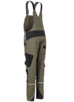 Flex dames werkoverall olijf-zwart 6535 - 245g 2
