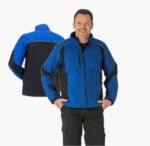1 Flex sportieve jack blauw +coating - 3672