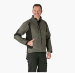 1 Flex sportieve jack olijf coating - 3670