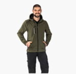 1 Flex winter softshell olijf - 3358 360g