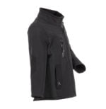 Flex softshell jack kind zwart 6550 - 245g 2