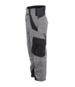 Flex werkbroek kind lichtgrijs-zwart 6546 - 245g 1
