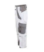 Flex werkbroek kind wit-grijs 6548 - 245g 1